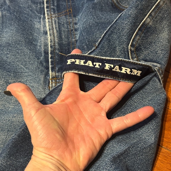 Phat Farm Pre Y2K Baggy High Rise Zip Fly Jeans - Picture 10 of 10